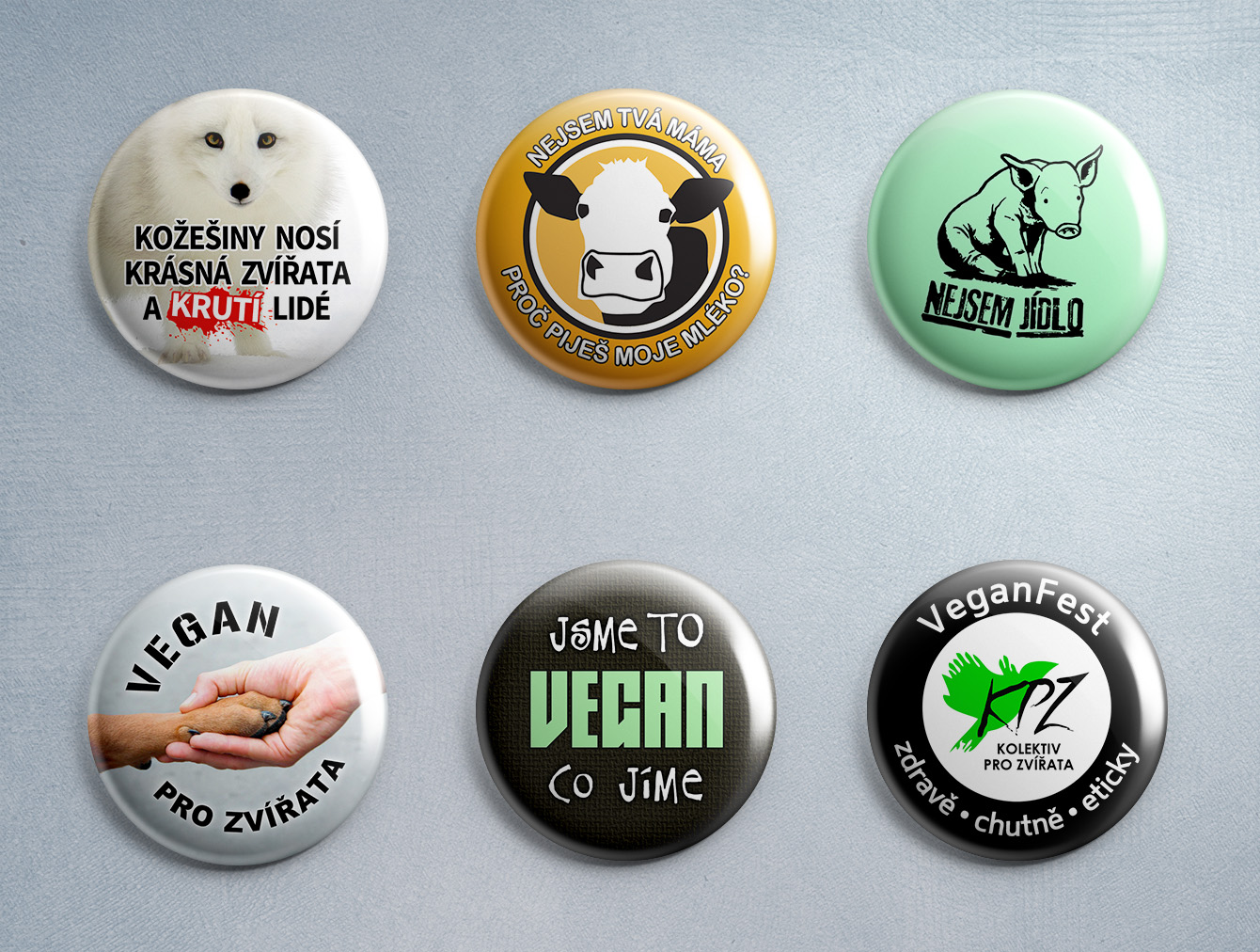 Starší placky Kolektivu pro zvířata