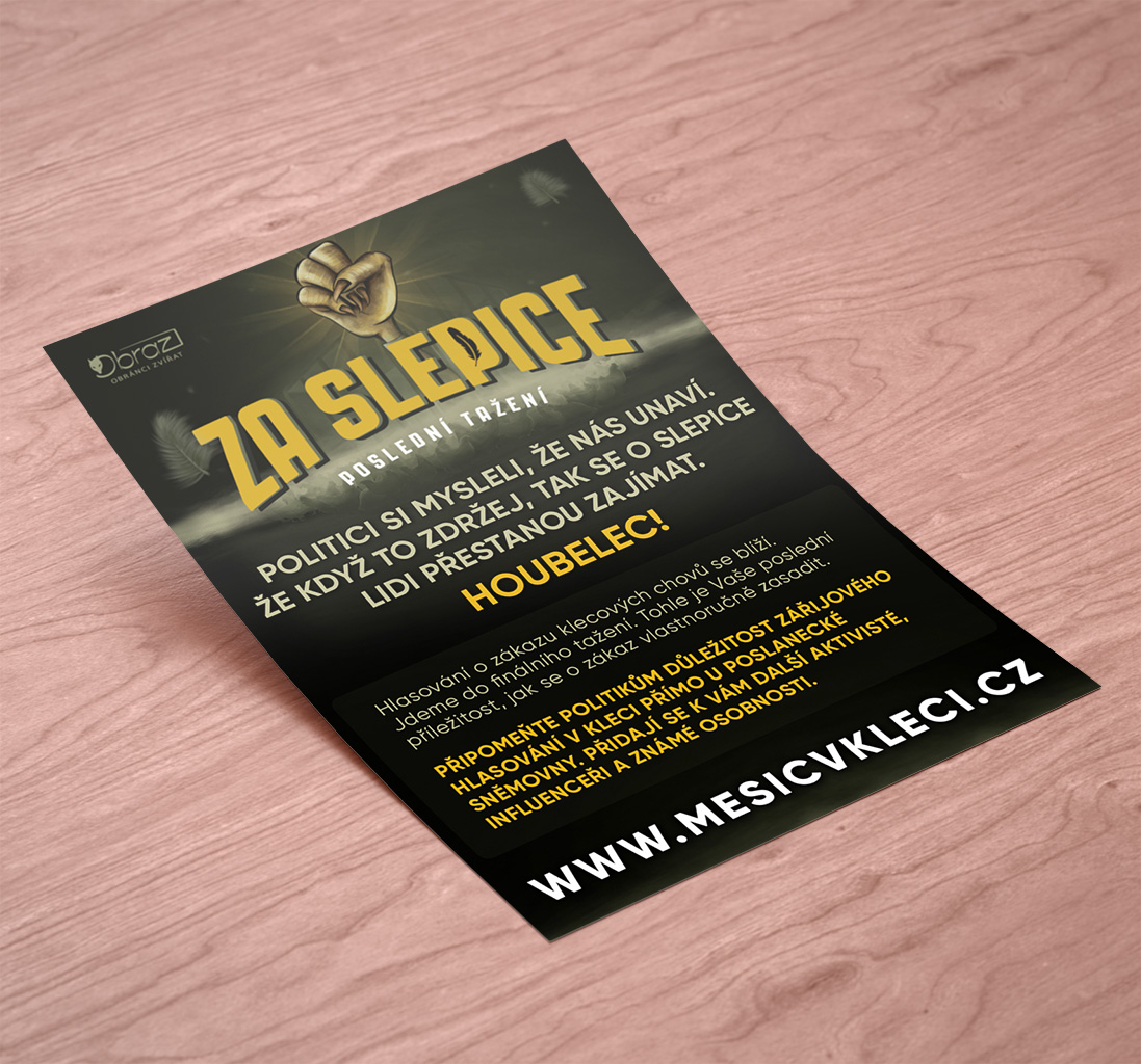 Leták pro Měsíc v kleci