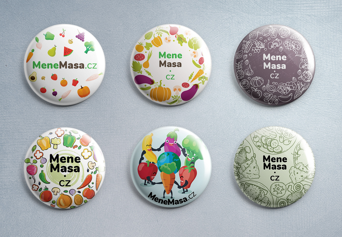Placky projektu Méně masa
